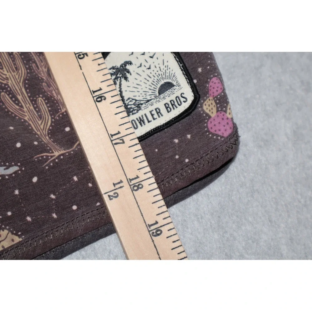Howler Bros Board Shorts Mens 32 Brown Desert Cactus Scorpion Print Swim Trunks